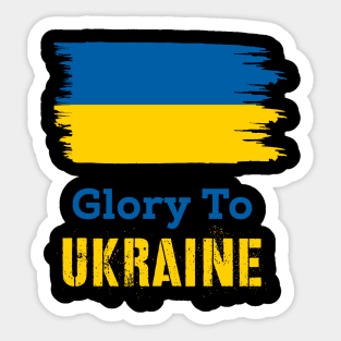 Glory To Ukraine Sticker